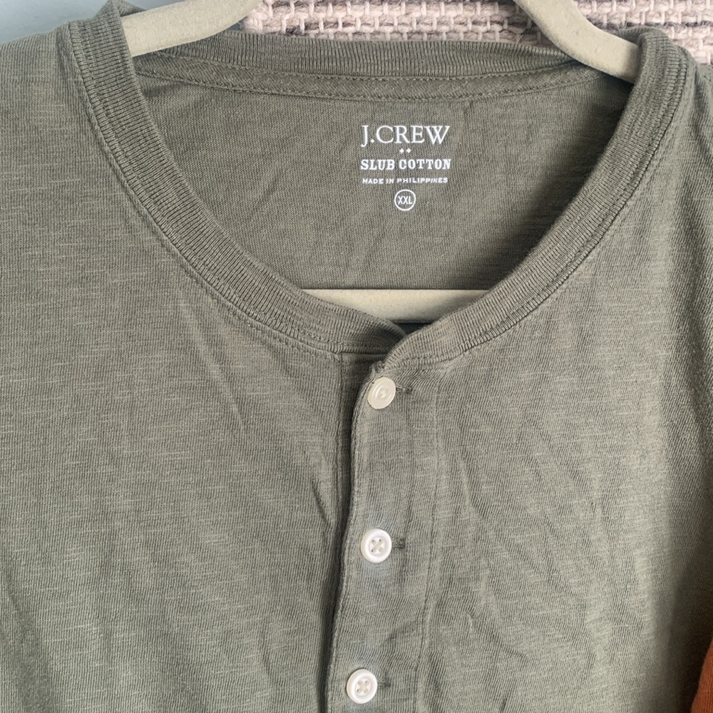 TWO! J. Crew Henleys - Picture 2 of 4